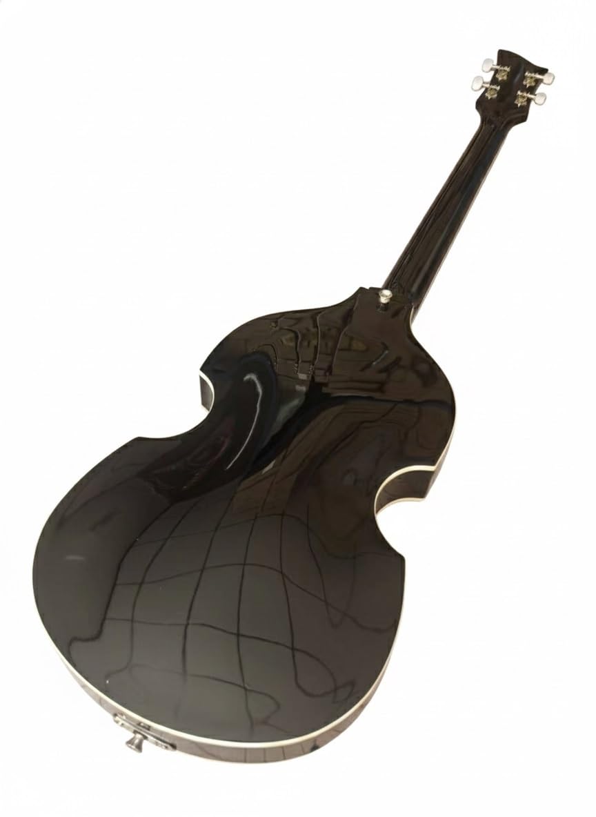 Electric Bass Guitar 4 String 41 Inch Short Scale Hollow Basswood Body K741