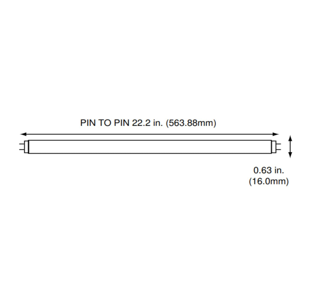 24 Inch 24W 4100K Cool White T5 Fluorescent Bulb Pack of 40 I4591