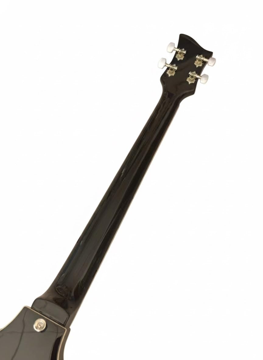 Electric Bass Guitar 4 String 41 Inch Short Scale Hollow Basswood Body K741