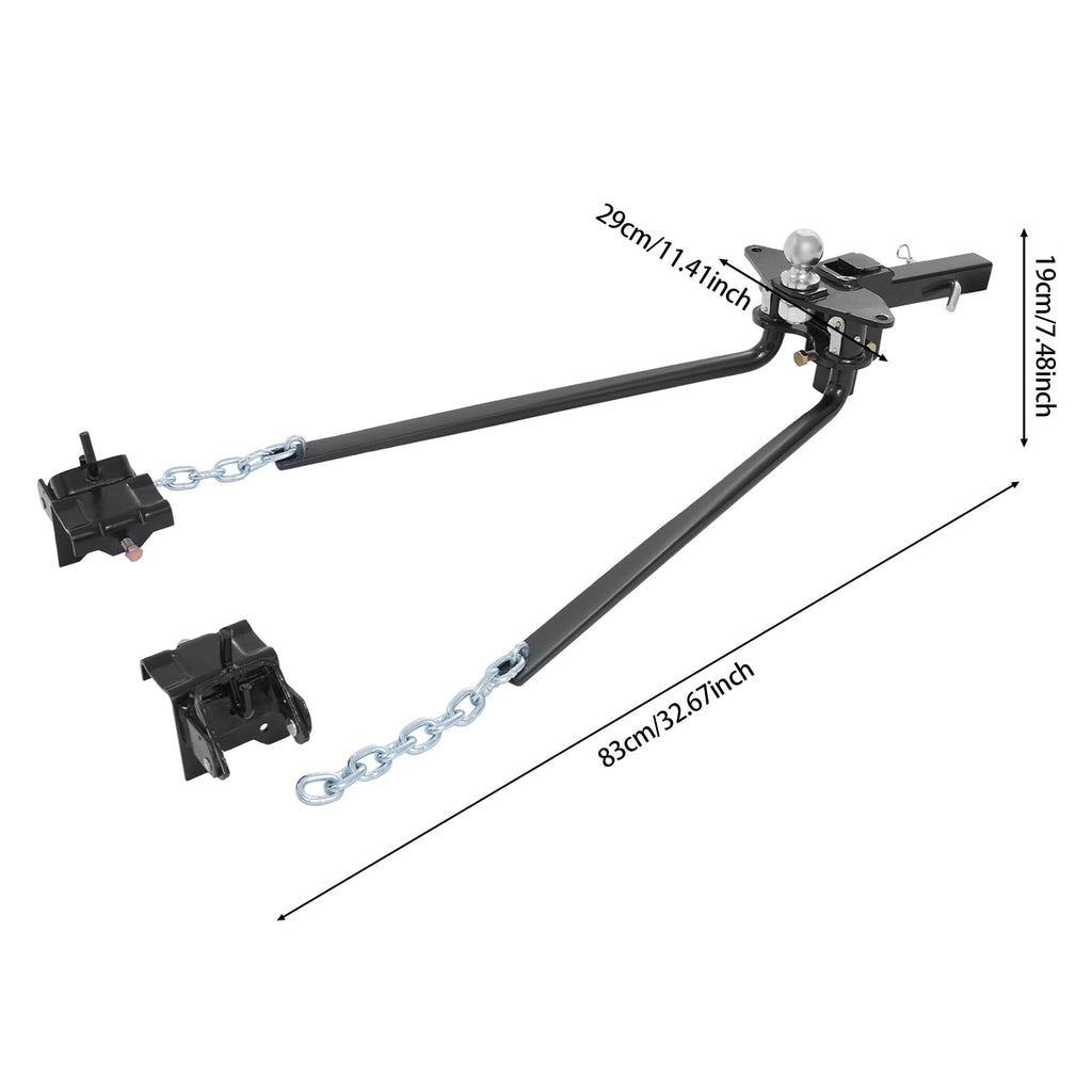 14000Lbs Weight Distribution Hitch with Sway Control C2870
