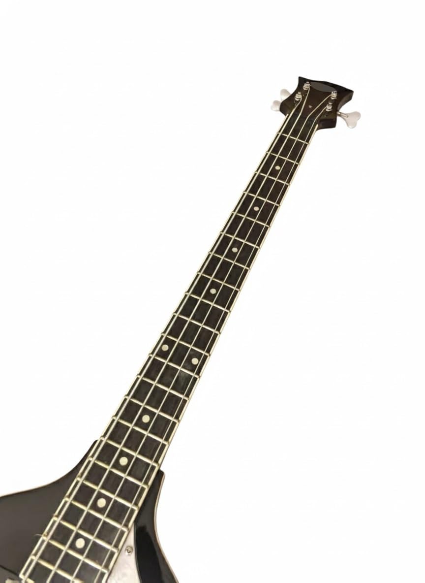 Electric Bass Guitar 4 String 41 Inch Short Scale Hollow Basswood Body K741