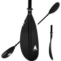 Adjustable 2 Pieces Aluminum Alloy Glass Fiber Kayak Paddle D2018