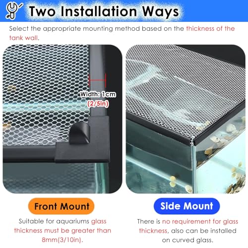 Aquarium Anti-Jump Net Cover (55.1" x 23.6") H457581