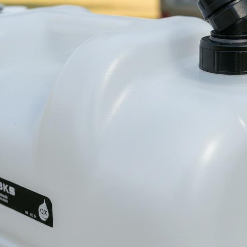 Portable Water Container with Faucet, Wheels, Black E88437