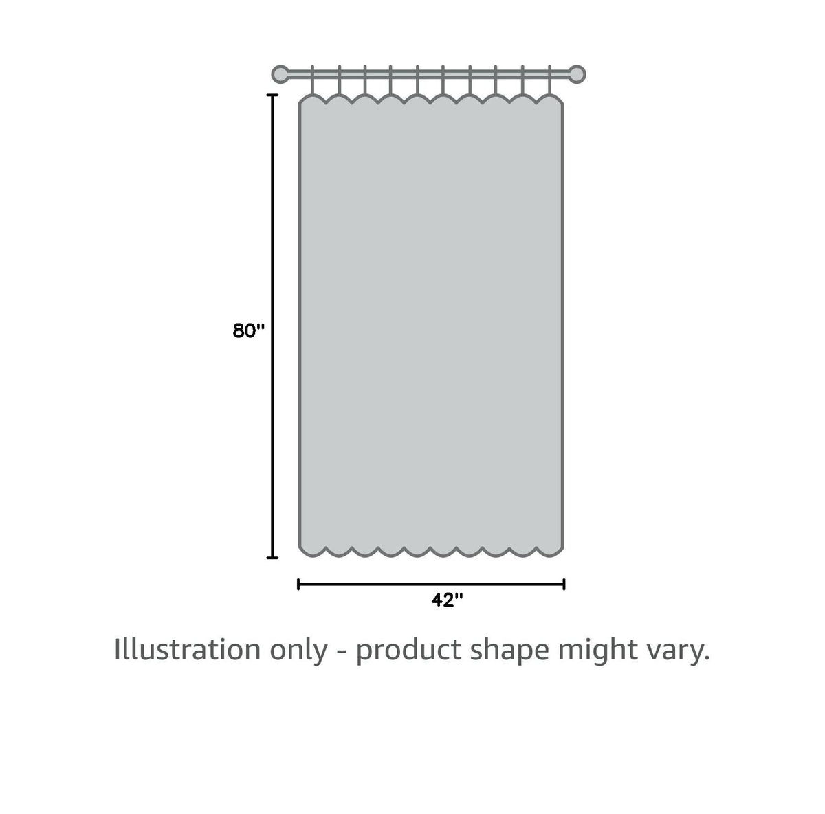 Blackout Curtains 80 inches Long D675