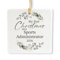 Ceramic 3-inch Square Ornament M331