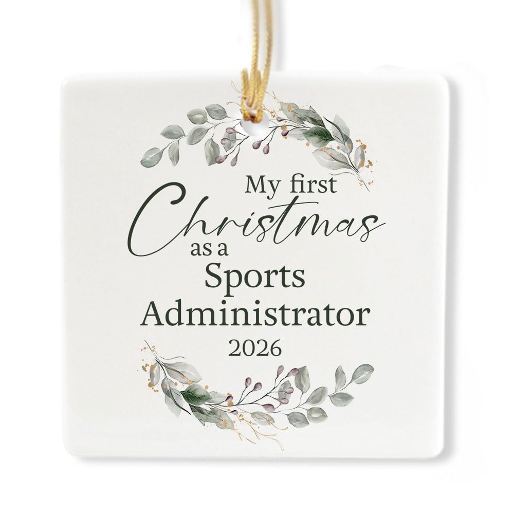 Ceramic 3-inch Square Ornament M331