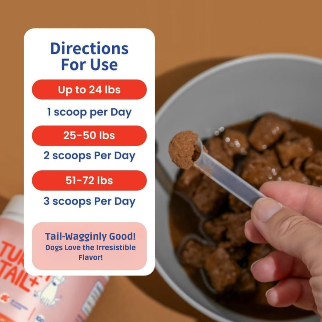 Turkey Tail Mushroom for Dogs Bacon Powder Probiotic E50570