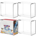 4 Pcs Acrylic Display Cases with Lid T381889