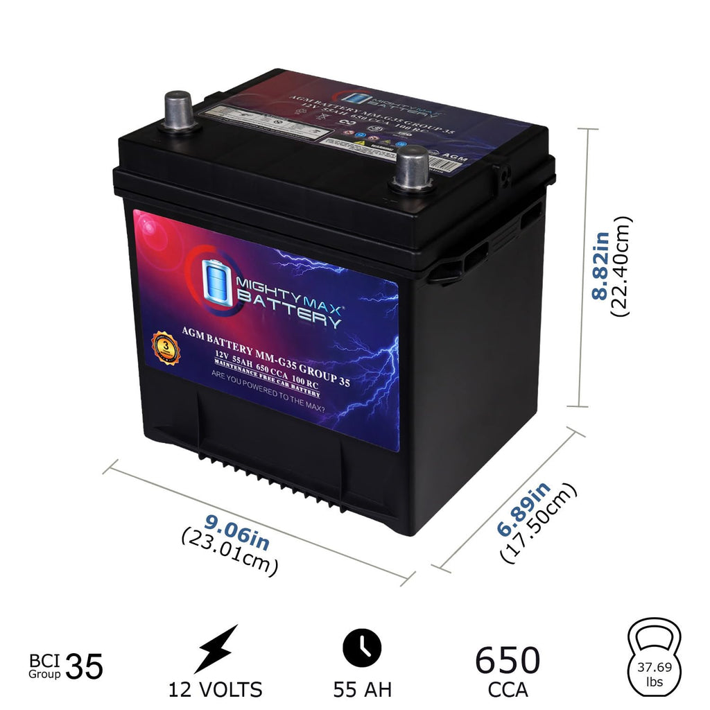 12V 55Ah AGM Replacement Battery K640