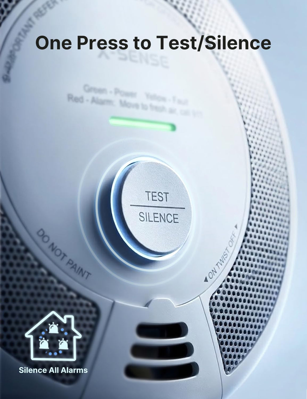 Interconnected Smoke and CO Detector W837