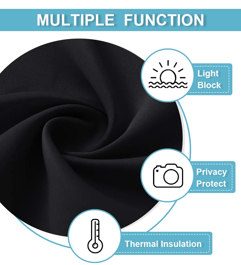 Blackout French Door Curtains Y944
