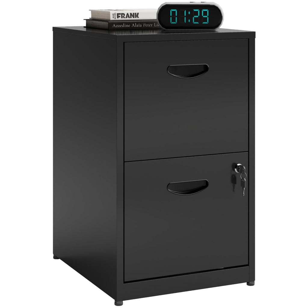 2 Drawer Metal File Cabinet with Lock Z9443