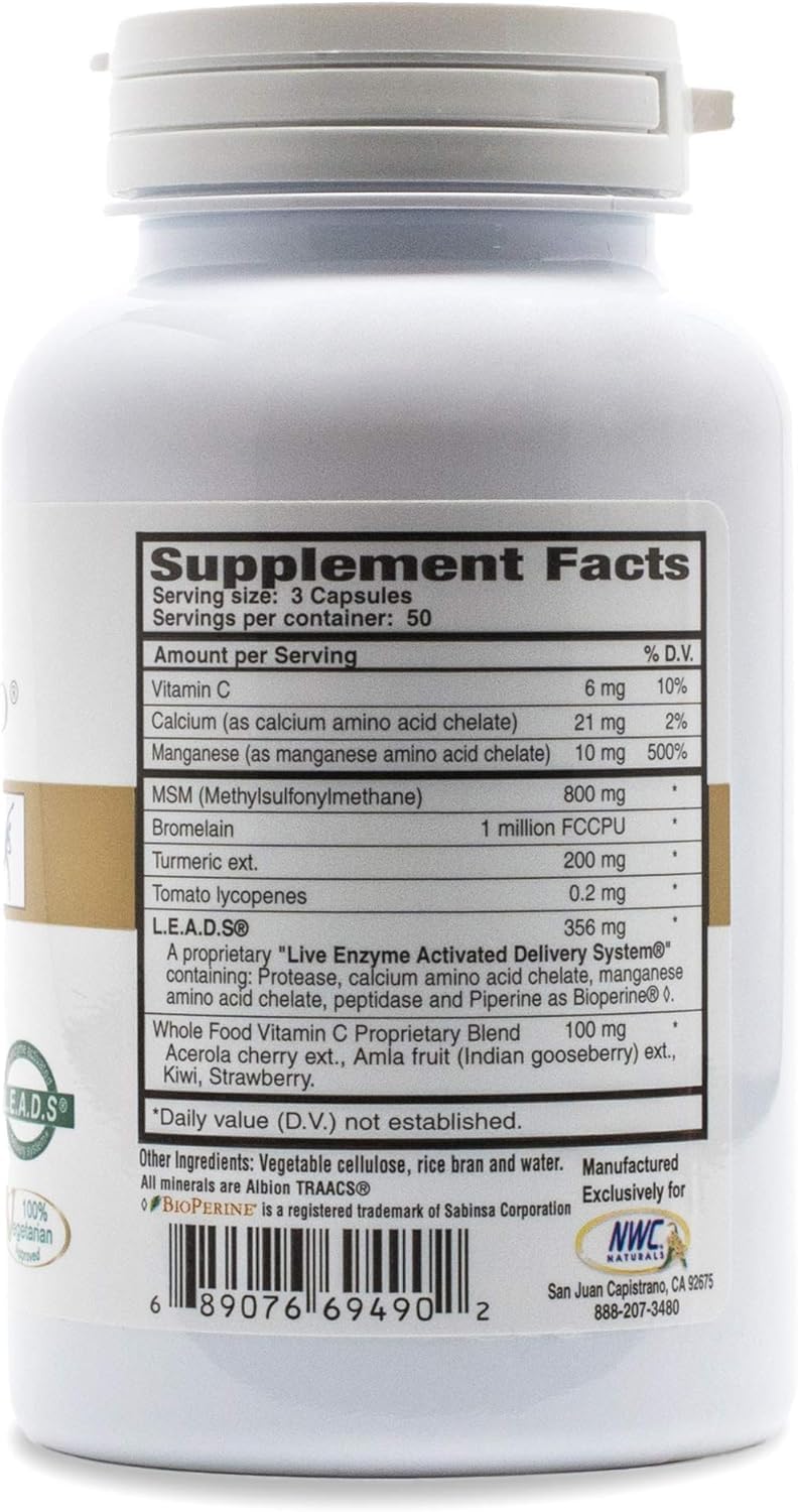 MSM Supplement 1,000 mg 150 Capsules H8462