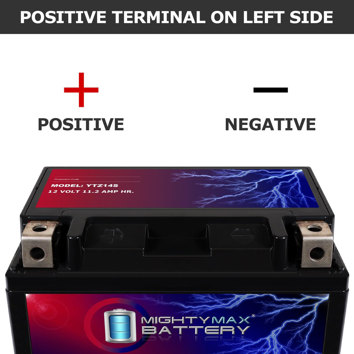 12 Volt 11.2 AH 230 CCA Rechargeable Maintenance Free SLA AGM Motorcycle Battery Pack of 2 K106