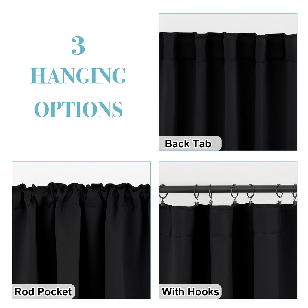 Blackout Curtains 80 inches Long D675