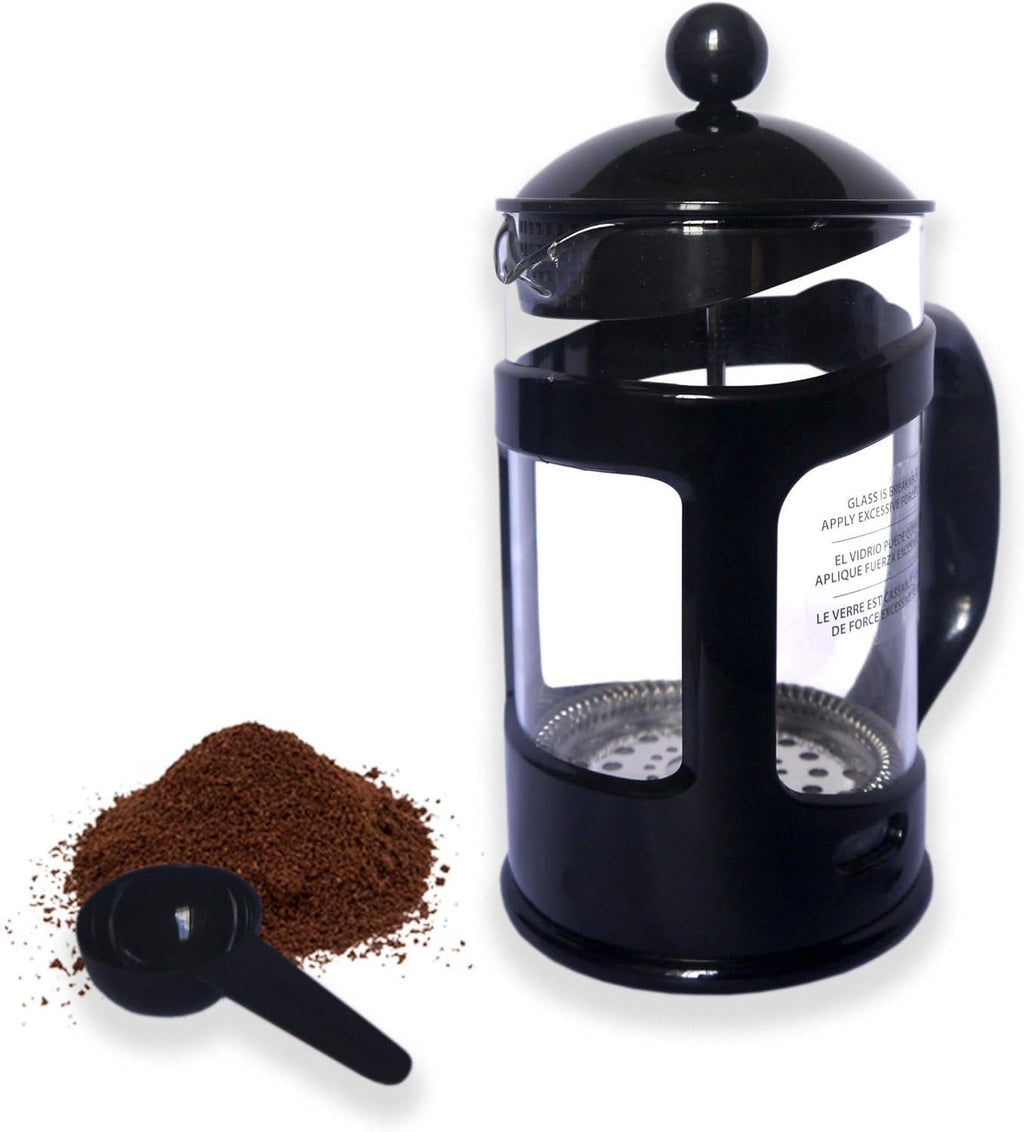 28 Ounce Glass French Press Coffee Maker with Stainless Steel Mesh Filter H33127