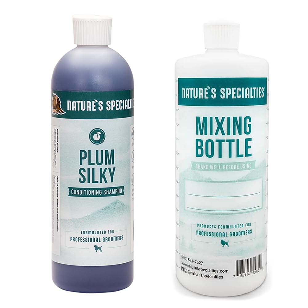 Mixing Bottle and Dog Shampoo Concentrate 32 oz 16 oz R80080