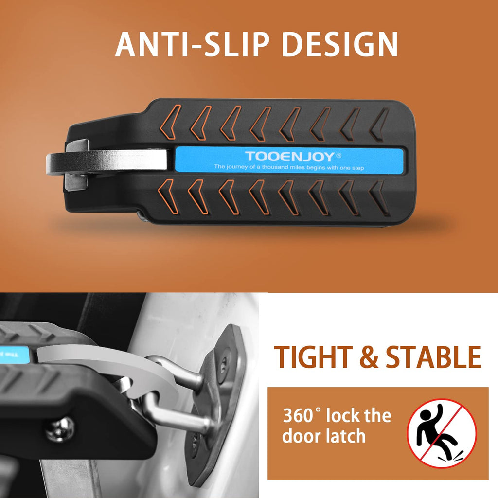 Adjustable Foldable Car Door Latch Step Max Load 400LBS U71222