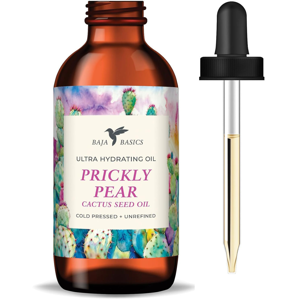 Organic Cold-Pressed Prickly Pear Seed Oil 1 oz L5475