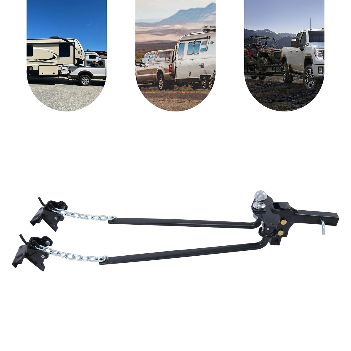 14000Lbs Weight Distribution Hitch with Sway Control C2870
