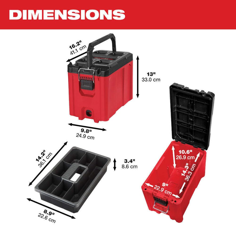 10 in. Heavy Duty Impact Resistant Compact Tool Box X929794