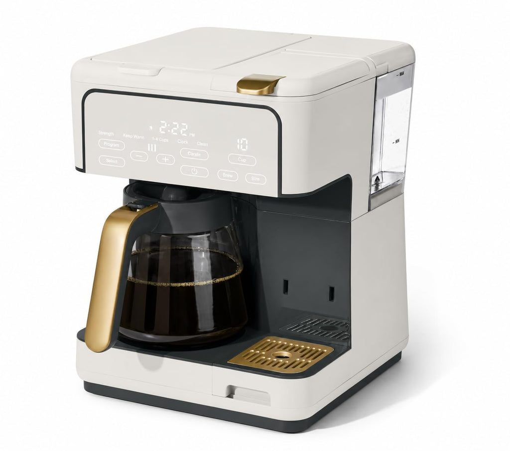 Multi-Brew Coffee Maker 12-cup Carafe Single-Serve White T11461