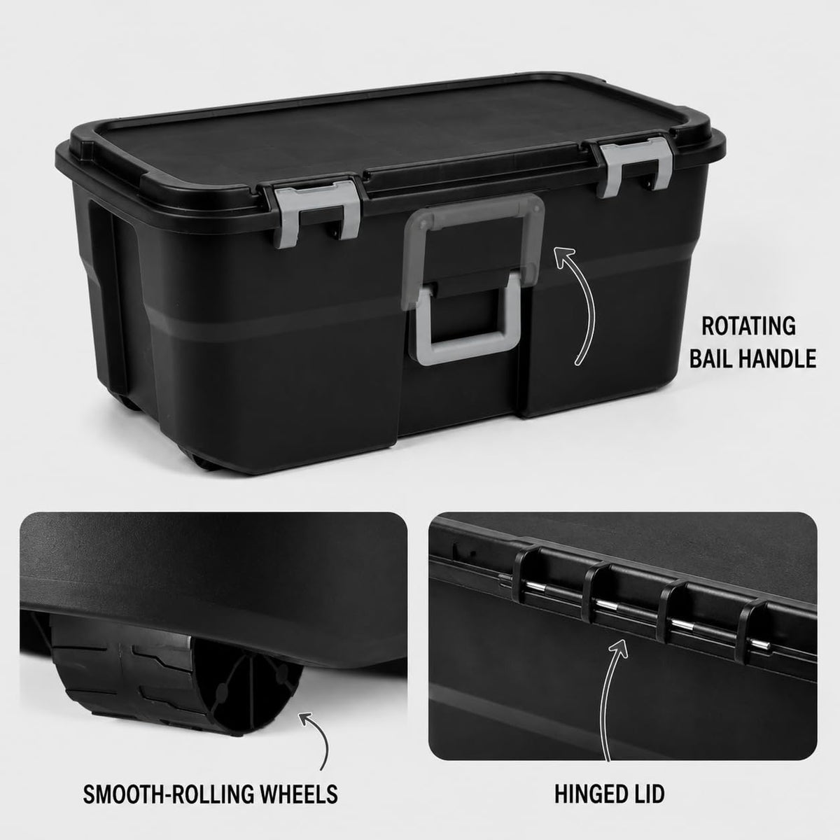 Camping Gear Storage Trunk with Wheels R6396