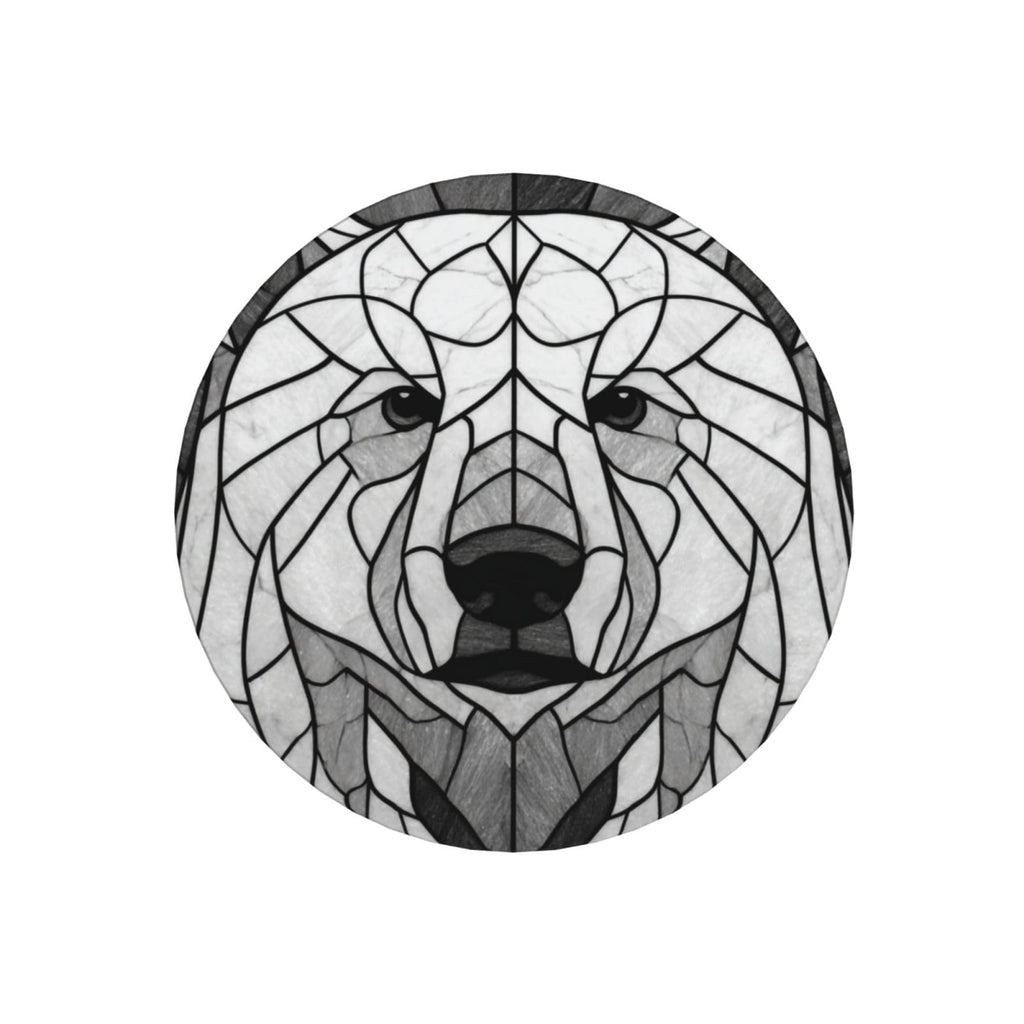 Black and White Bear Ceramic Coasters Set of 6 U718429