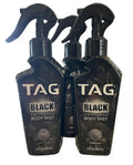 8 oz Men's Body Mist Black 3-Pack A431