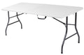 6ft White Blow Molded Folding Table M380
