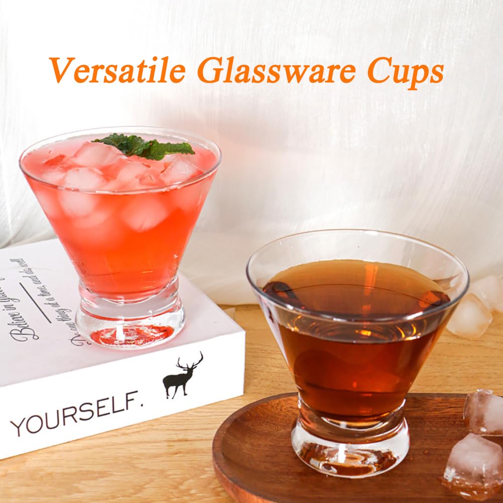 Stemless Martini Glasses Set of 4 E85531