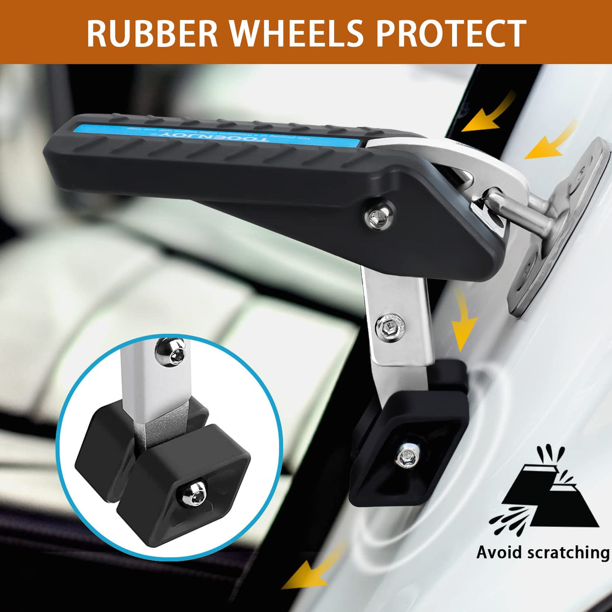 Adjustable Foldable Car Door Latch Step Max Load 400LBS U71222