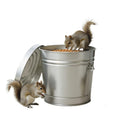 6-Gallon Galvanized Steel Storage Can with Lid L76133