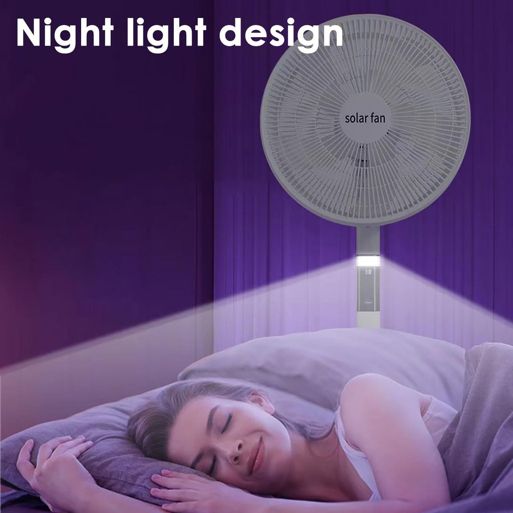 16 in Portable Rechargeable Oscillating Standing Fan J871792