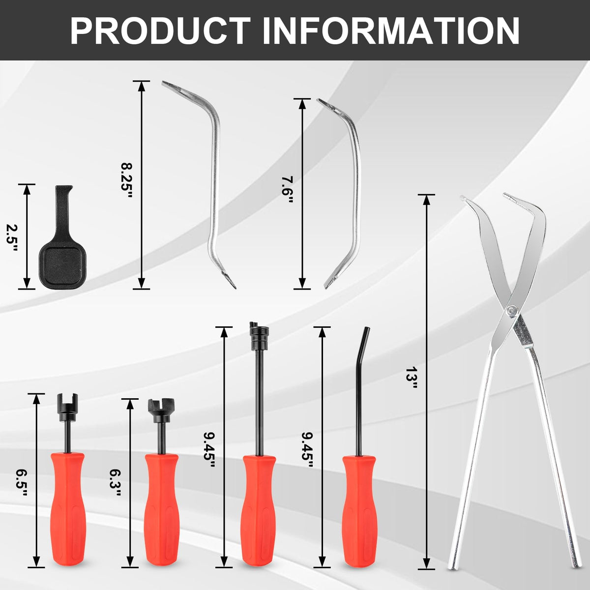 8 PC Drum Brake Tool Kit T229