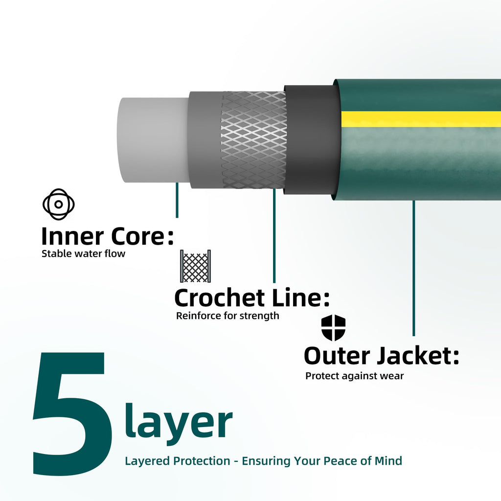100 ft Heavy Duty 3/4 in. Garden Hose N2810