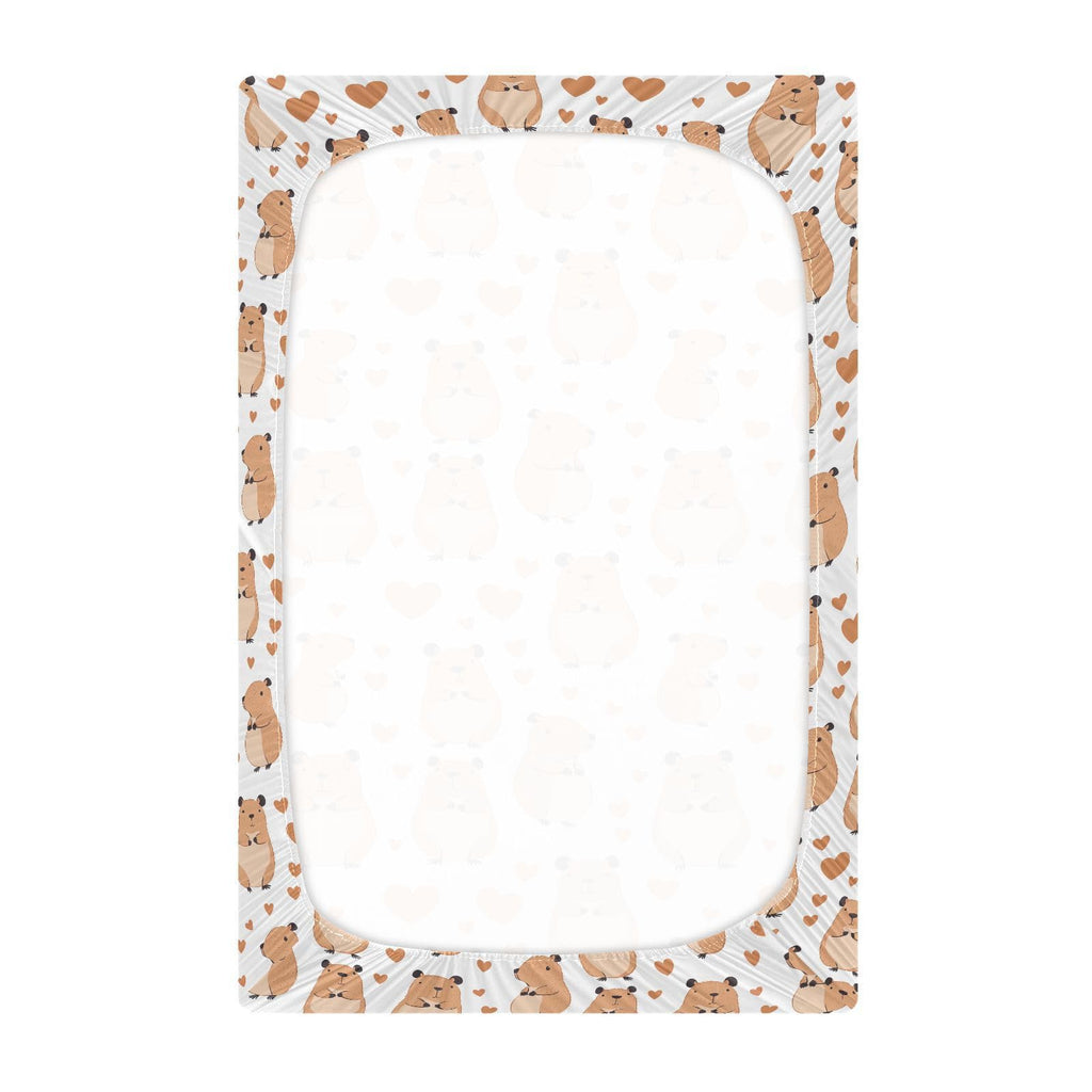 Soft Breathable Microfiber Crib Sheet Q777