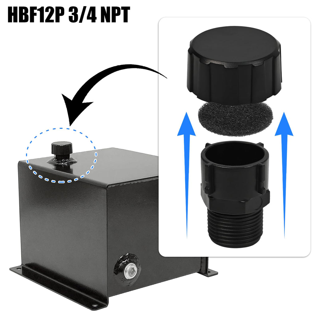 3/4 NPT Hydraulic Power Unit Poly Breather Cap E9835