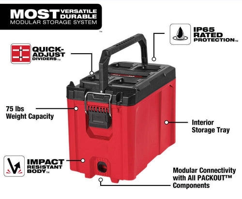 10 in. Heavy Duty Impact Resistant Compact Tool Box X929794