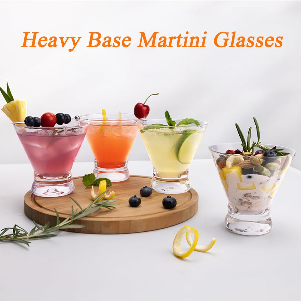 Stemless Martini Glasses Set of 4 E85531