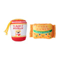 Plush Dog Toy Set with Treat Pockets, 2 Piece Set W281668