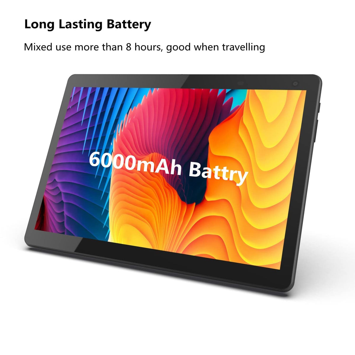 10 inch Android 15 Tablet 32GB ROM Quad Core 6000mAh J4884