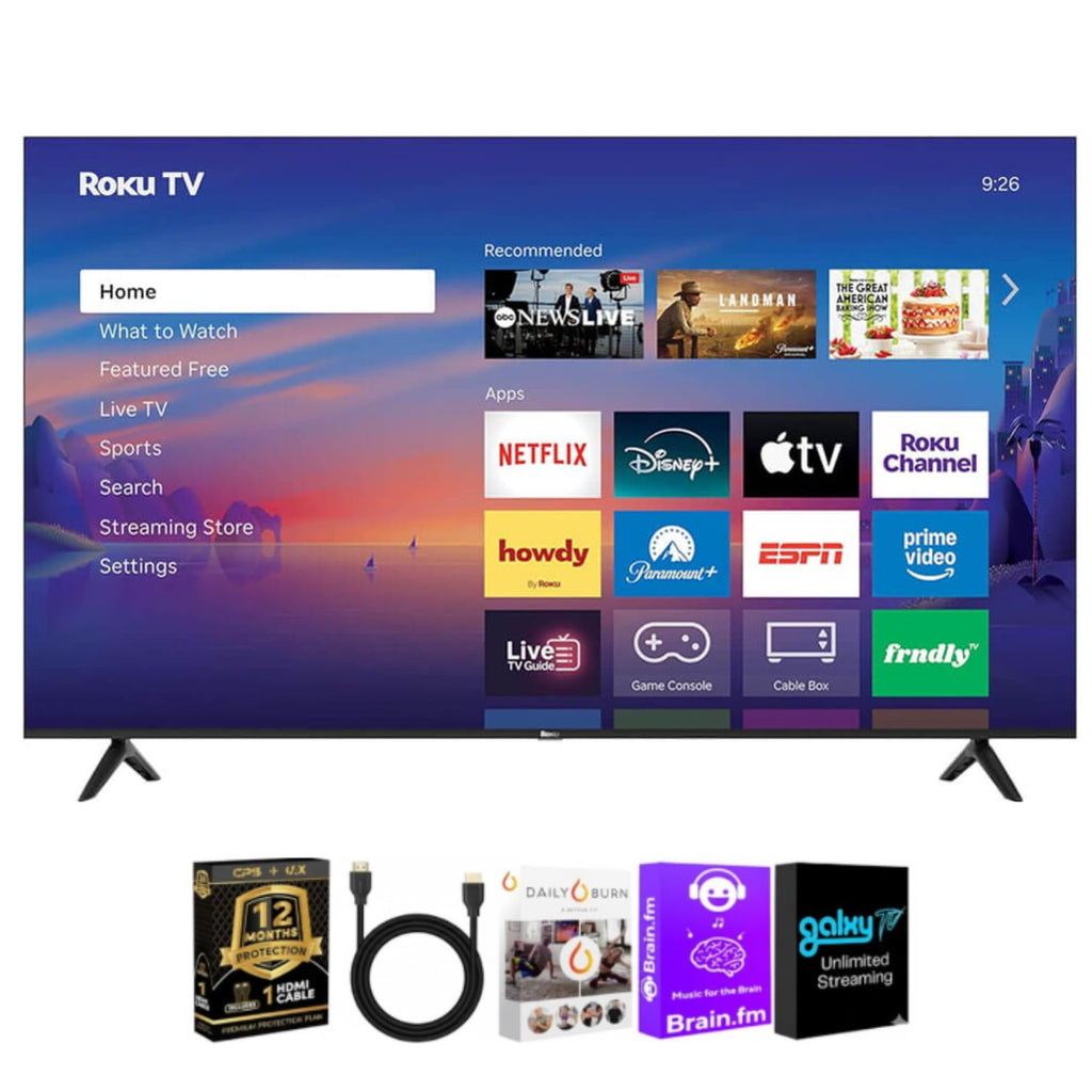 65" 4K QLED Smart TV with HDMI Cable V354840