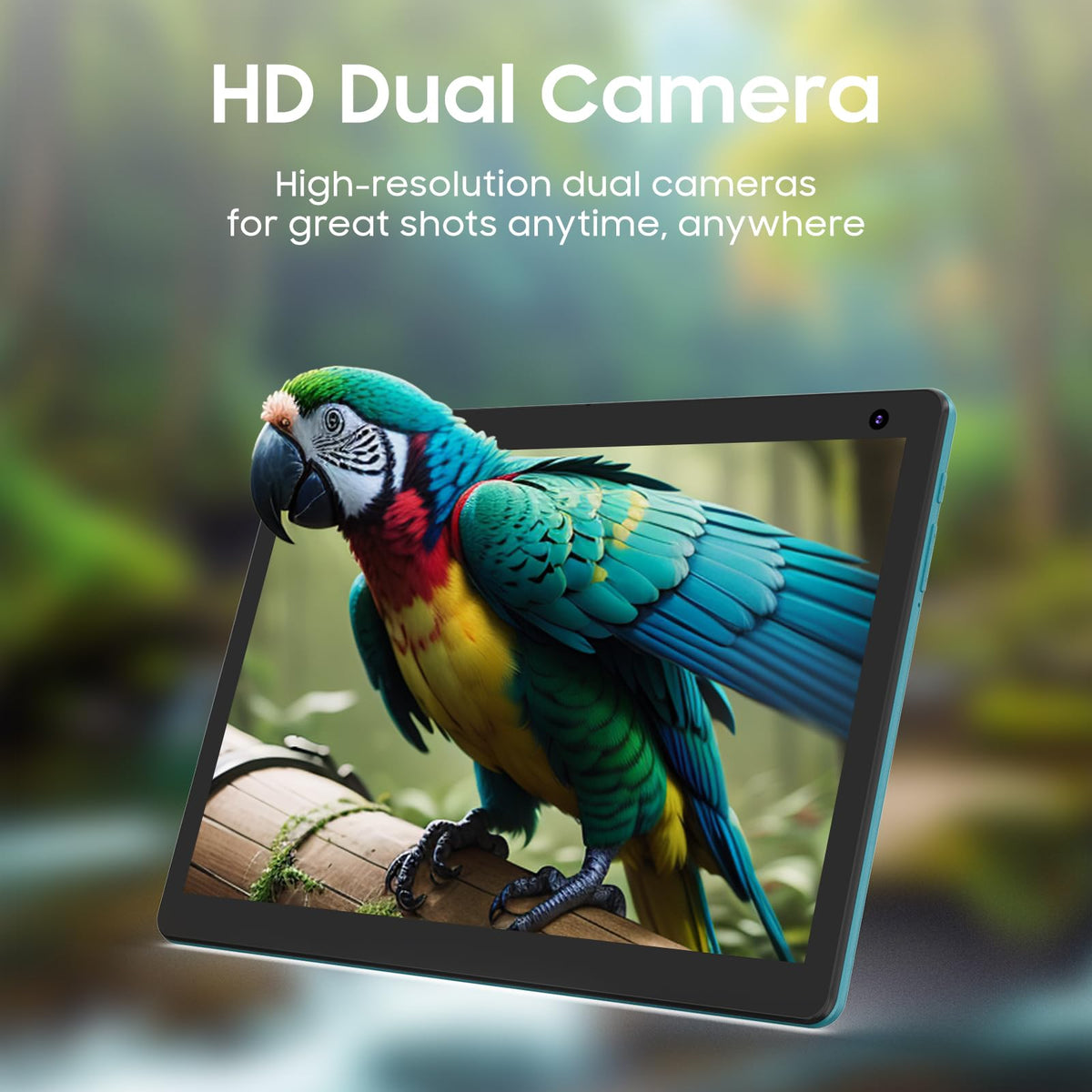 10 inch Android 15 Tablet 32GB ROM Quad Core 6000mAh J4884