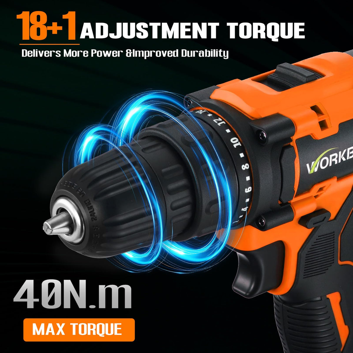 21V Cordless Drill Set with Battery Charger D162521