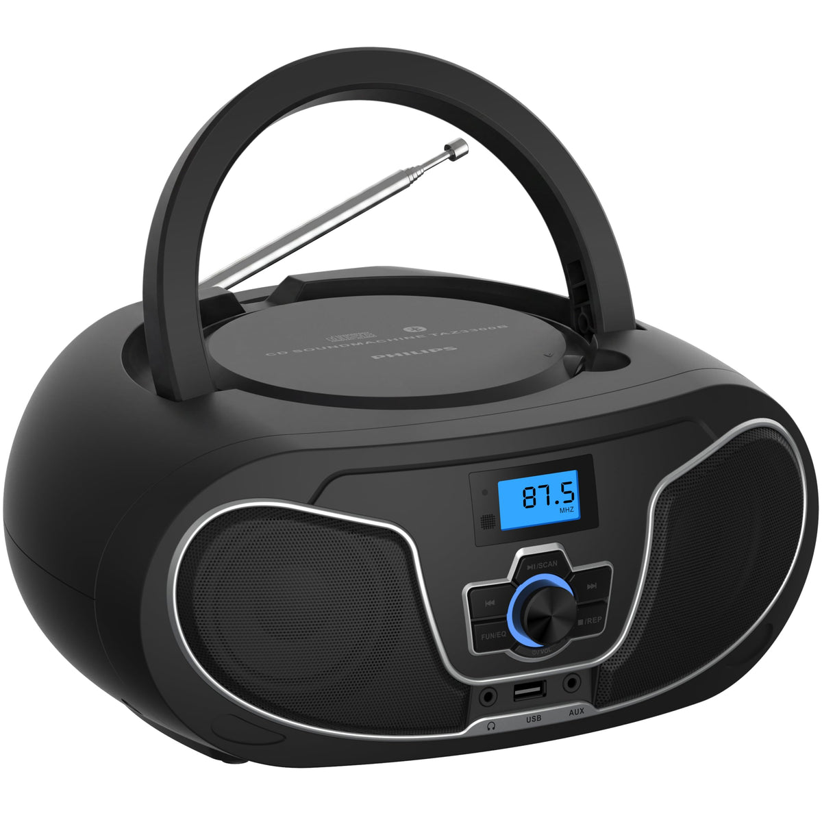 Portable Bluetooth CD Player Boombox with FM Radio H429