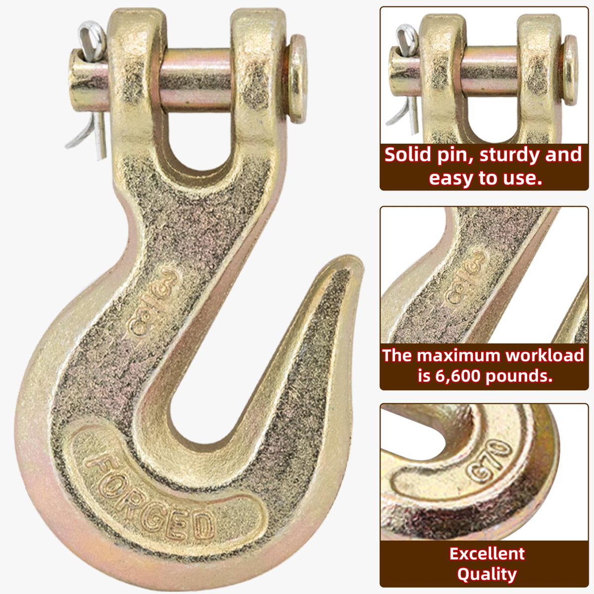 3/8 Inch G70 Clevis Grab Hooks L7921