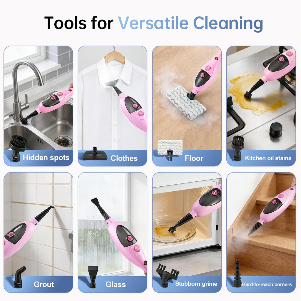 1200W Steam Mop Cleaner with Double-Sided Pads Z3702
