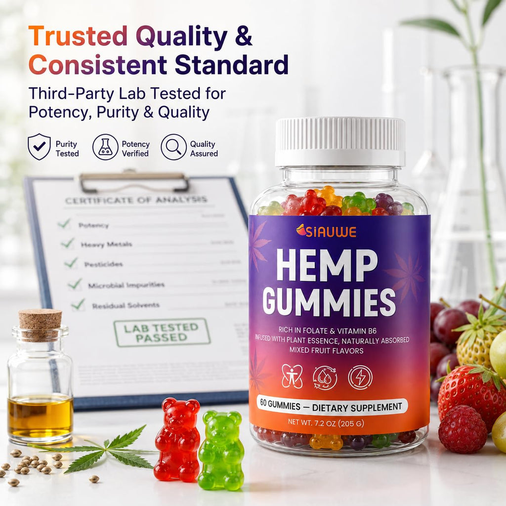 Sugar Free Hemp Gummies 60 Count Q12033